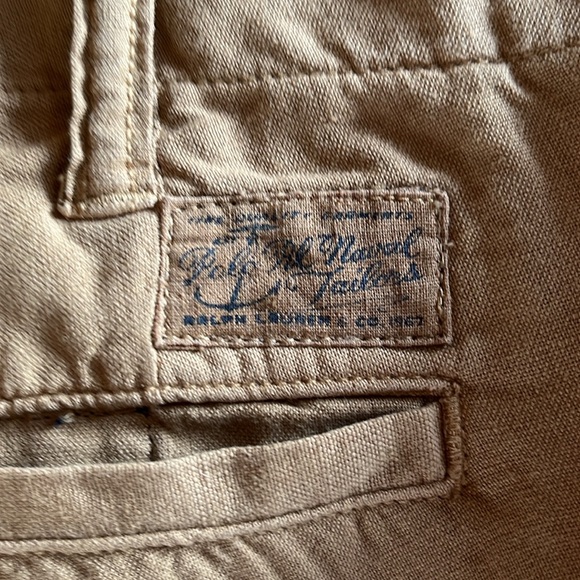 Tan Polo Ralph Lauren Linen-Cotton Shorts Sz. 36 - Picture 4 of 6